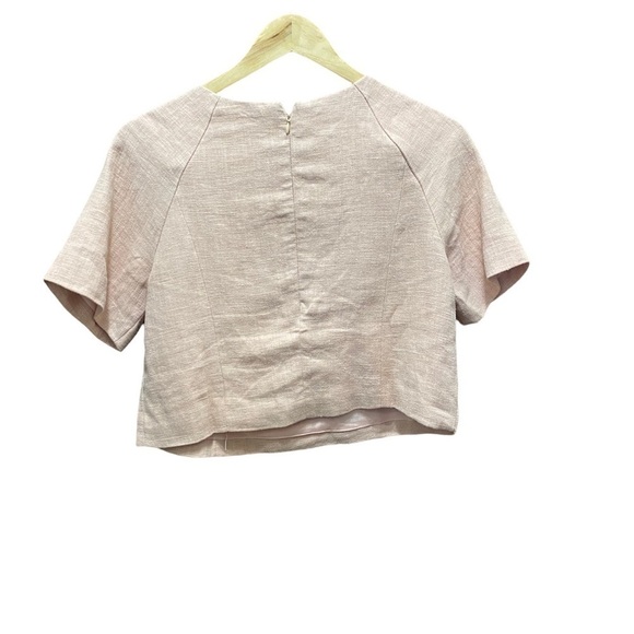 Everly By Anthropologie Blush Pink Embellished Top - Picture 2 of 3